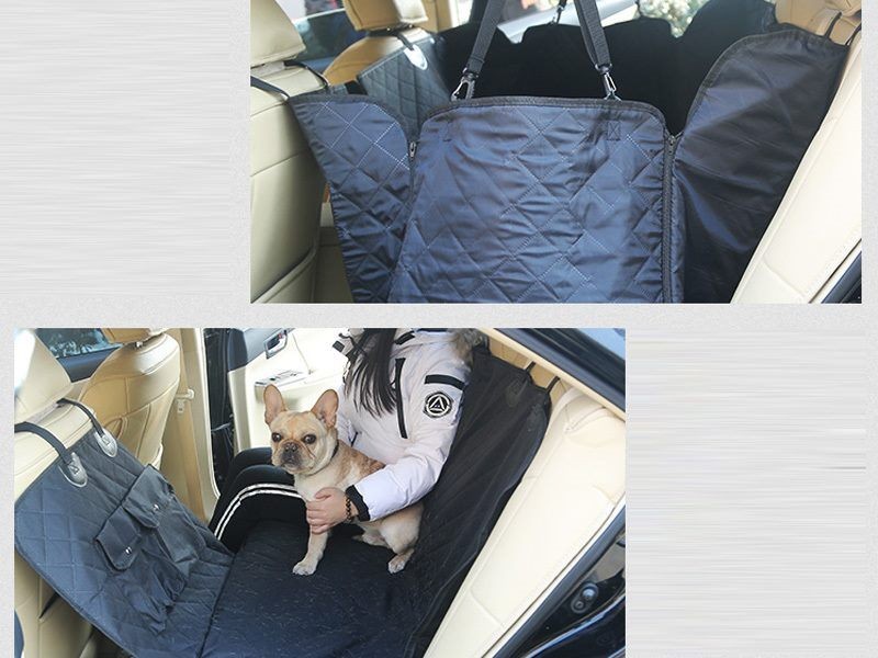 Funda impermeable para asiento trasero de coche para mascotas, hamaca, antideslizante, protectora, multifunción