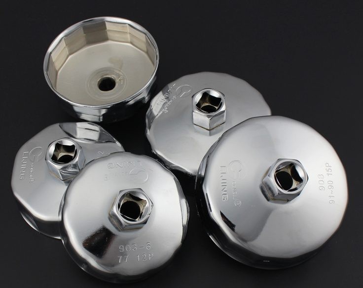 Juego de 31 llaves de vaso para filtro de aceite de automóvil, herramienta de extracción de tapa compatible