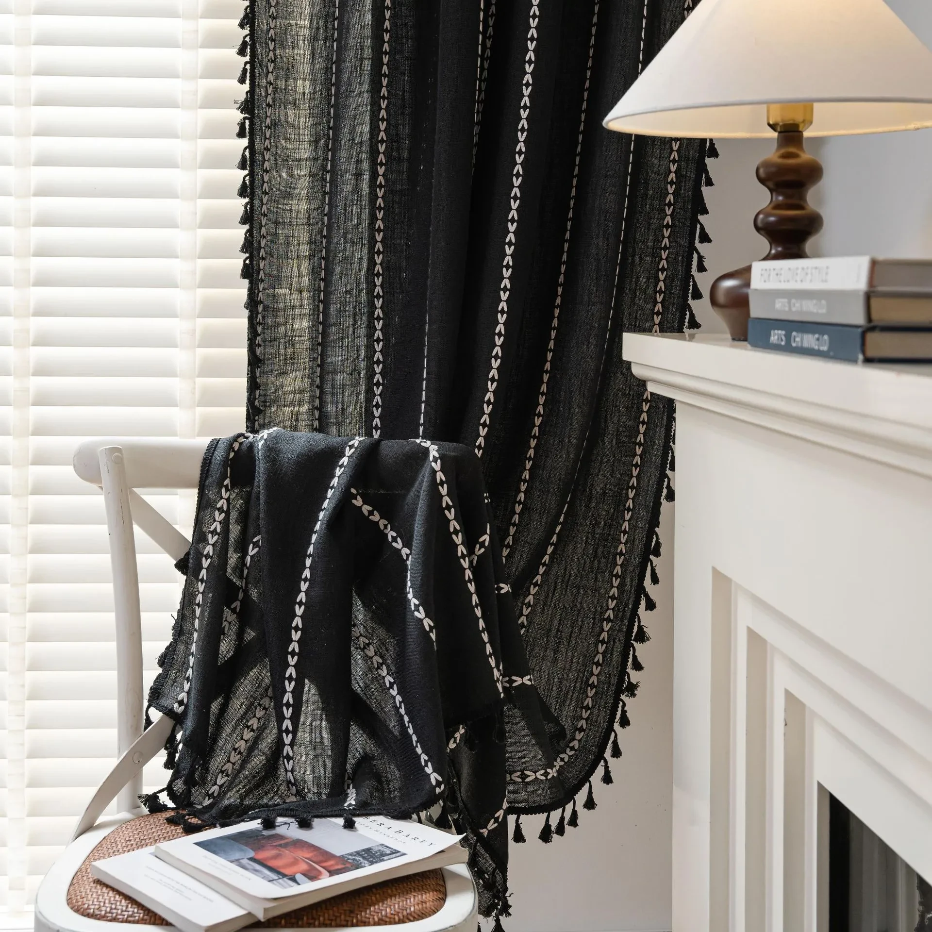 Black Foil Curtain