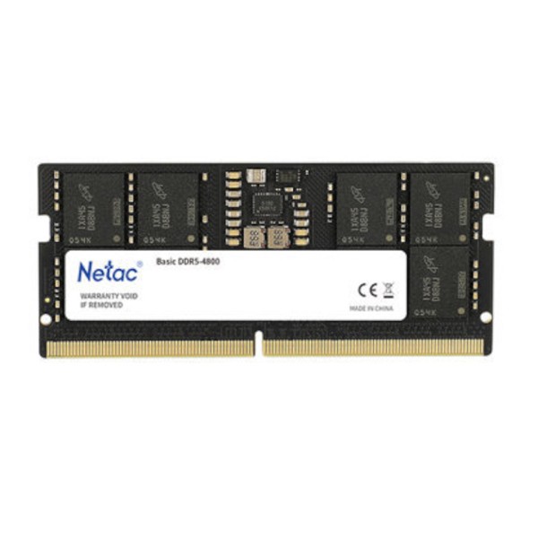 Netac 16GB DDR5-4800 C40 SoDIMM Lifetime wty