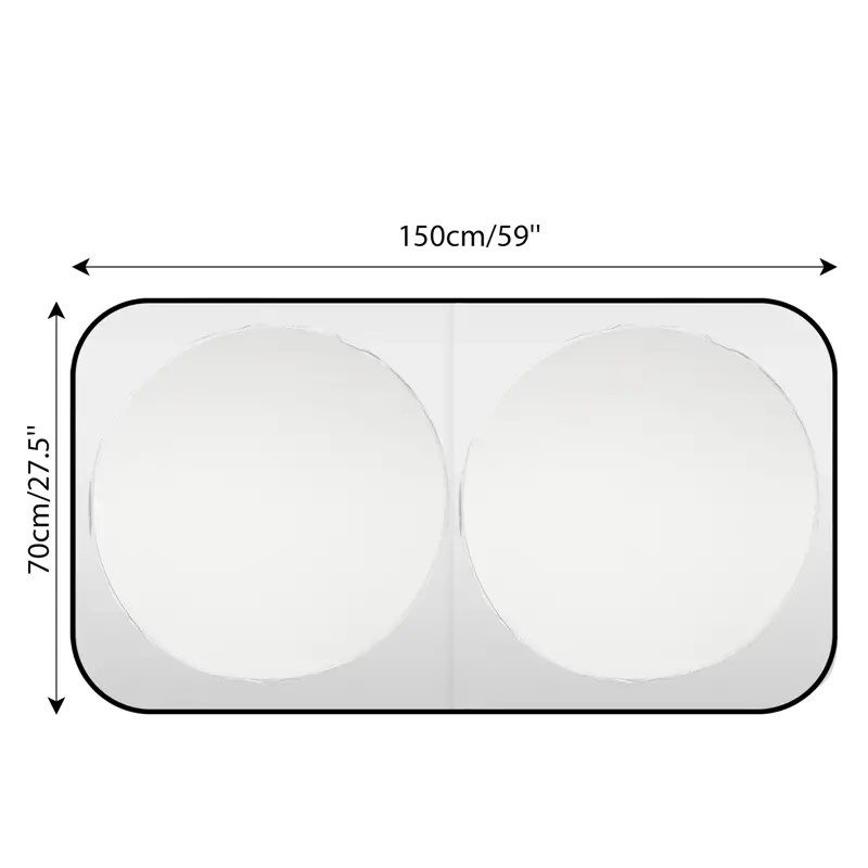 Parasol plegable delantero para coche