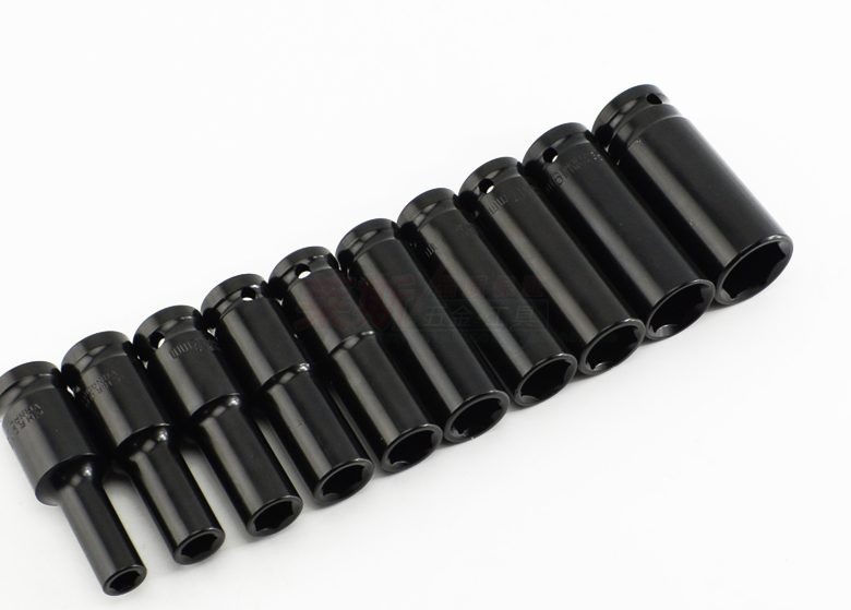 Juego de 10 llaves de vaso de impacto profundo de 1/2 pulgada (8 mm-22 mm)