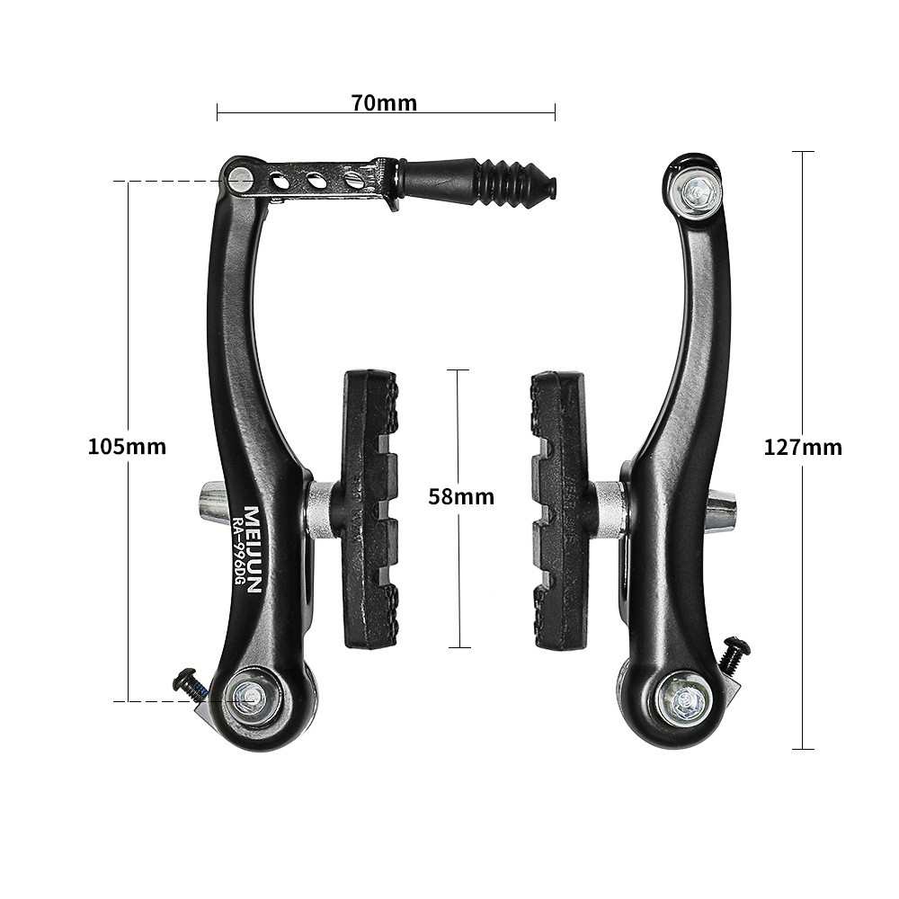 Piezas de freno de bicicleta de aleación de aluminio simples