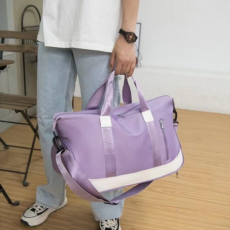 Bolso bandolera multifuncional de un solo hombro para yoga, con asa cubreobjetos, ideal para viajes cortos