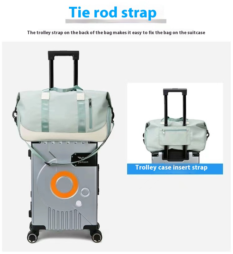 Bolso bandolera multifuncional de un solo hombro para yoga, con asa cubreobjetos, ideal para viajes cortos