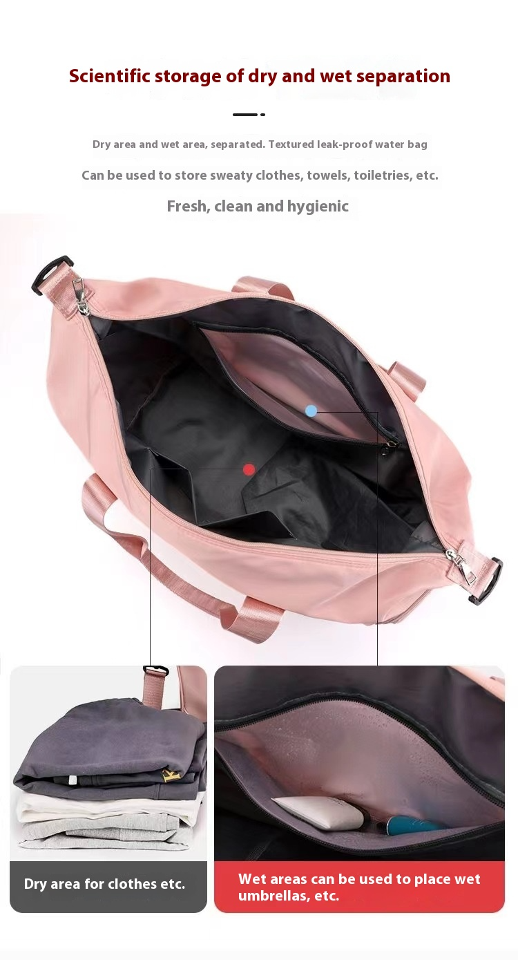Bolso bandolera multifuncional de un solo hombro para yoga, con asa cubreobjetos, ideal para viajes cortos