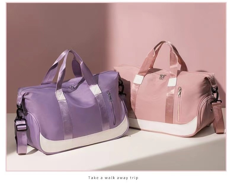 Bolso bandolera multifuncional de un solo hombro para yoga, con asa cubreobjetos, ideal para viajes cortos