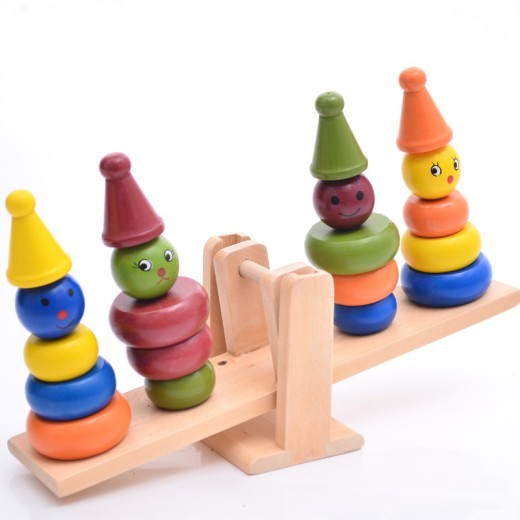 Juguetes de bloques de construcción de anillos de rompecabezas para niños
