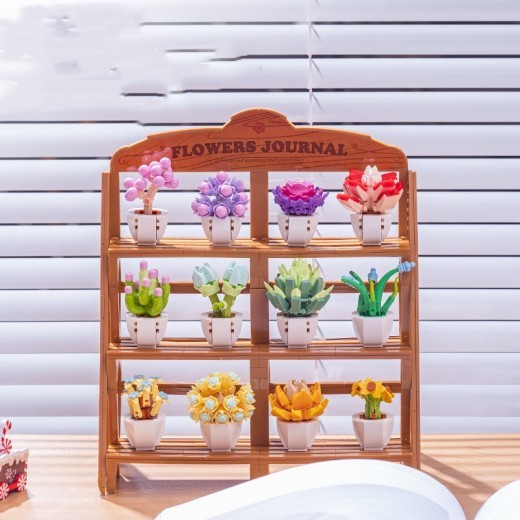 Juguetes de bloques de construcción de regalo de decoración para niñas