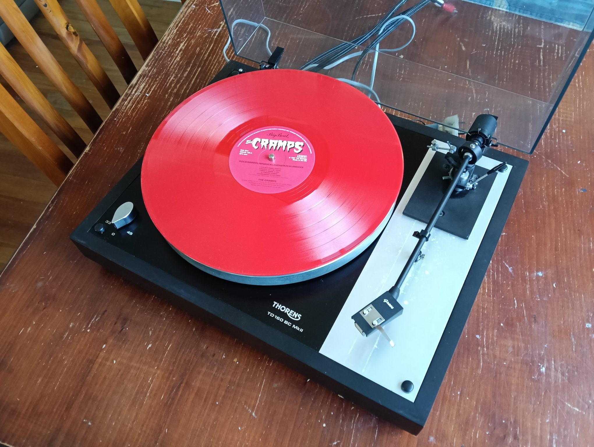 Thorens TD 160 BC MKII con brazo Grace G-707 y cartucho Sumiko Pearl