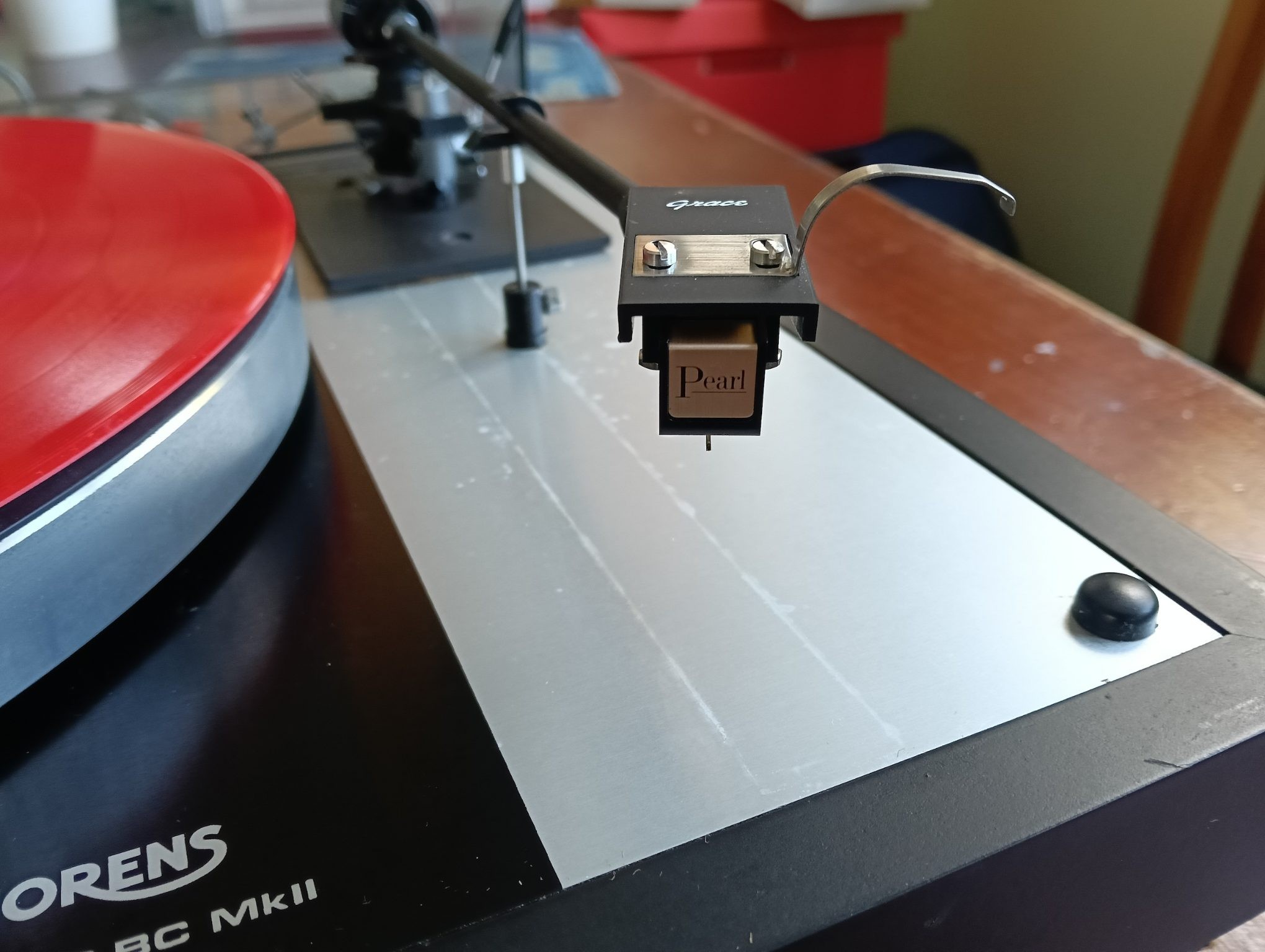 Thorens TD 160 BC MKII con brazo Grace G-707 y cartucho Sumiko Pearl