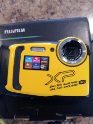 Cámara Fujifilm XP140 resistente al agua, 25 m, sensor de 16 MB, zoom óptico de 5x, EIS