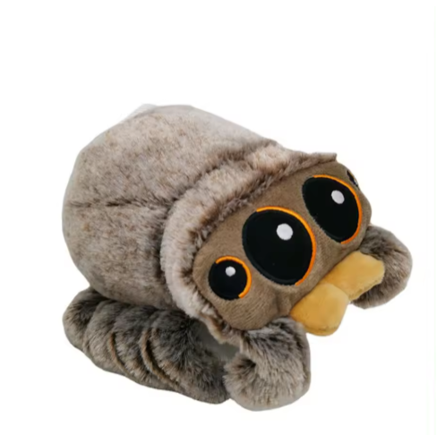 Peluches de animales suaves, juguete de araña, pequeño Lucas negro, almohada simulada, muñeca de anime, juego de sala de juegos, almohada decorativa, regalo para niños