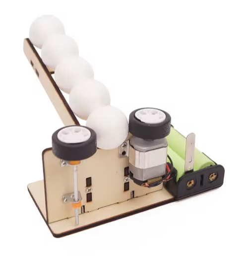 Máquina de lanzamiento de rompecabezas de madera para armar, juguetes STEM, tecnología, ciencia, kit de herramientas experimentales, juegos educativos de aprendizaje para niños