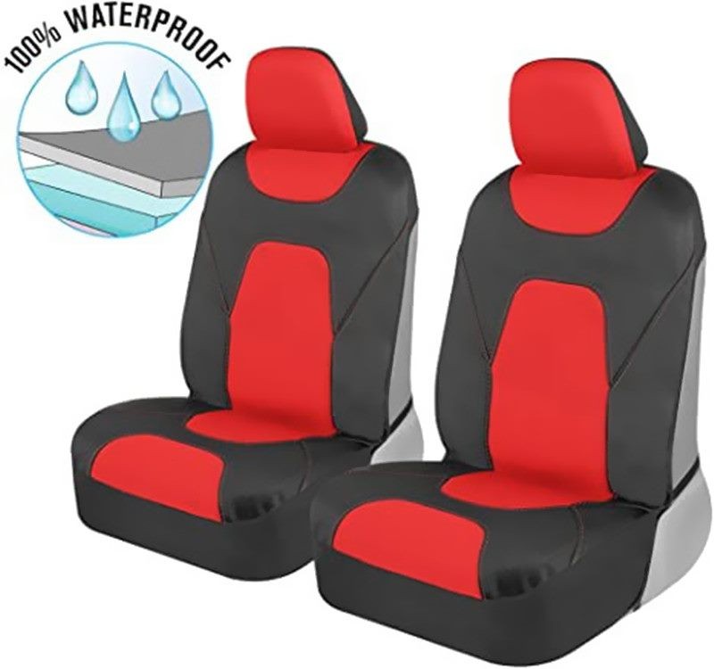 Funda impermeable para asiento delantero tipo butaca de neopreno para 2 plazas, ajuste universal
