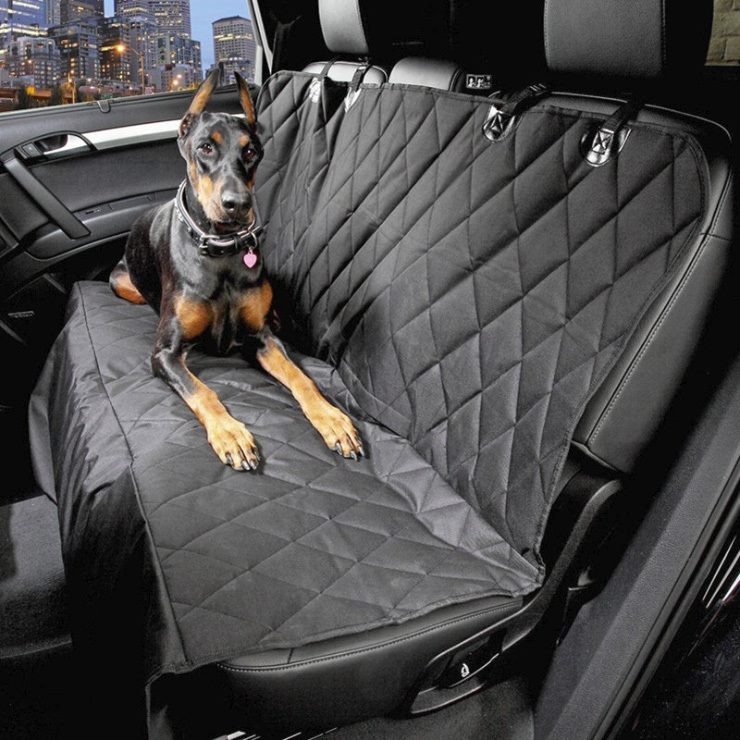 Funda para asiento trasero de coche, hamaca, antideslizante, impermeable, para mascotas, gatos y perros