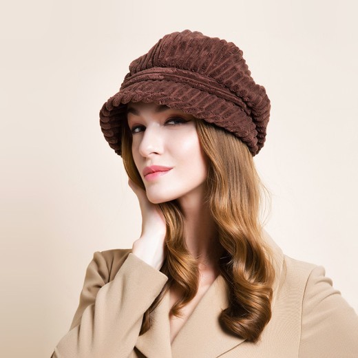 Sombreros de otoño e invierno para mujer, estilo occidental.
