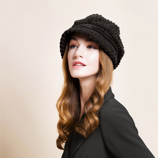 Sombreros de otoño e invierno para mujer, estilo occidental.