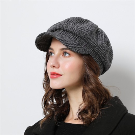 Gorro de lana para mujer, informal, de invierno, unisex