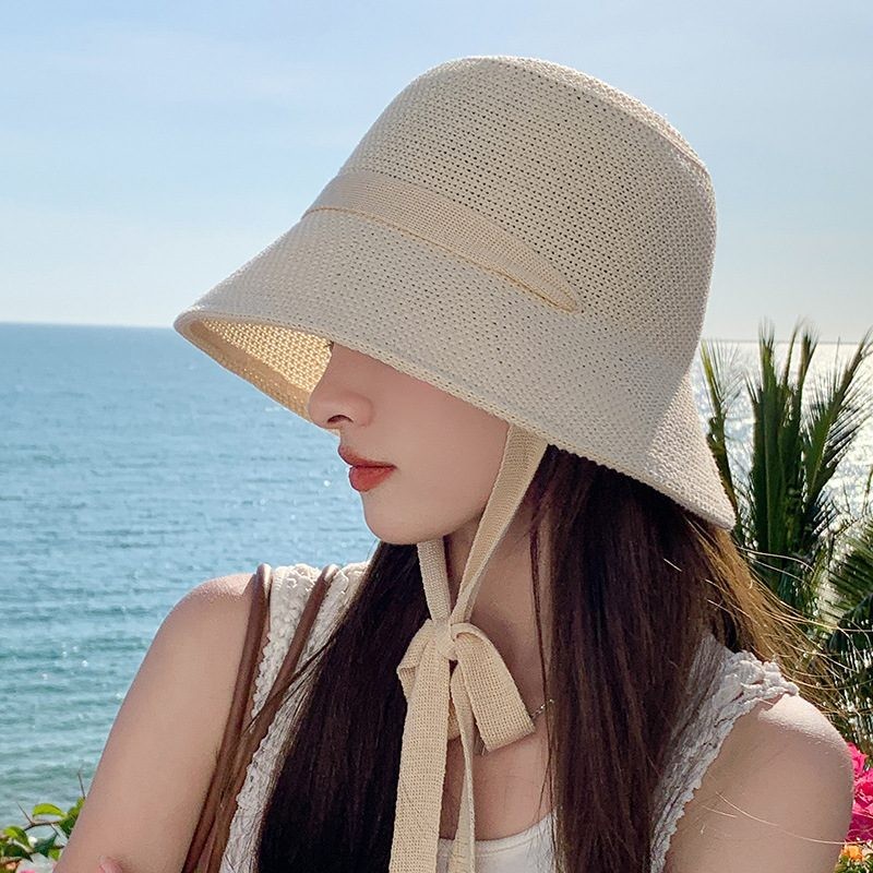 Sombrero de paja para mujer, de ala ancha, flexible, estilo Derby, para playa, verano, 3 colores