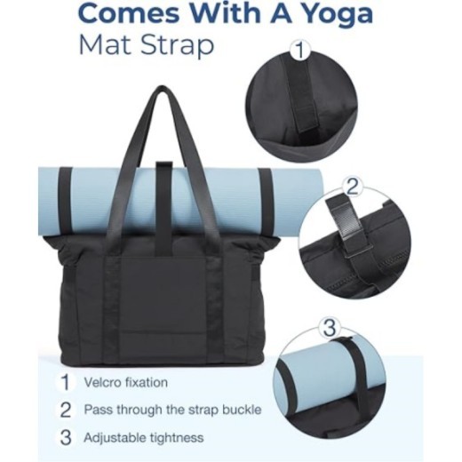 Bolsa de gimnasio de viaje para mujer