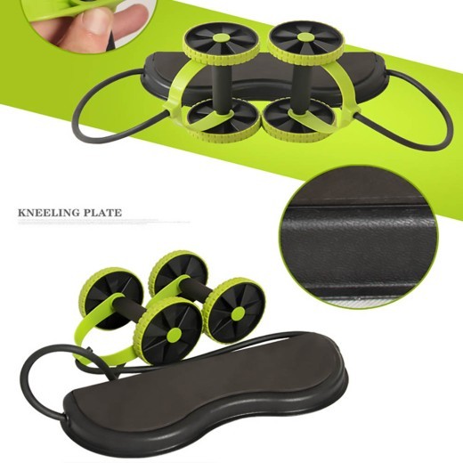 Rueda de gimnasio para la familia, rueda para abdominales, rueda de gimnasio, rodillo, remo silencioso