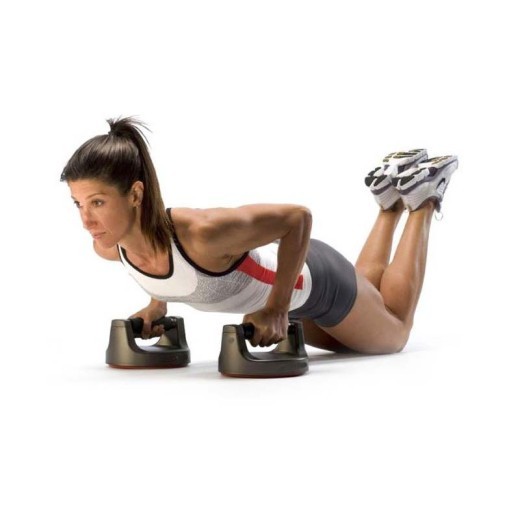 Soporte para flexiones redondo giratorio de 360 grados para equipos de fitness