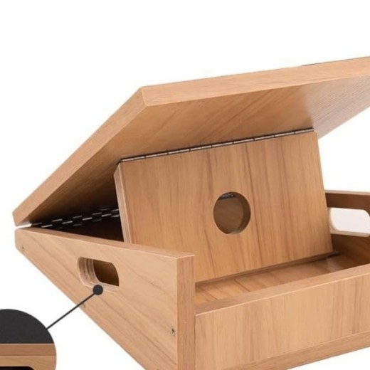 Tabla de estiramiento de madera con ángulo ajustable, equipo de ejercicio físico