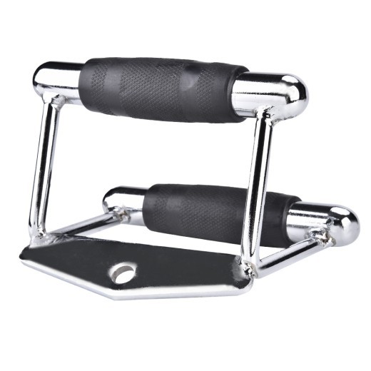 Barra triangular de acero para dominadas, accesorio de cable para entrenamiento en gimnasio o en casa.