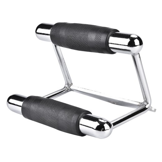 Barra triangular de acero para dominadas, accesorio de cable para entrenamiento en gimnasio o en casa.