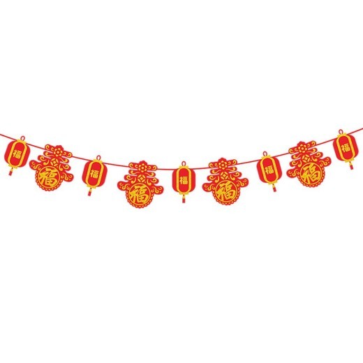 Feliz Festival Chino Feliz Año Nuevo Año Nuevo Chino Bandera colgante