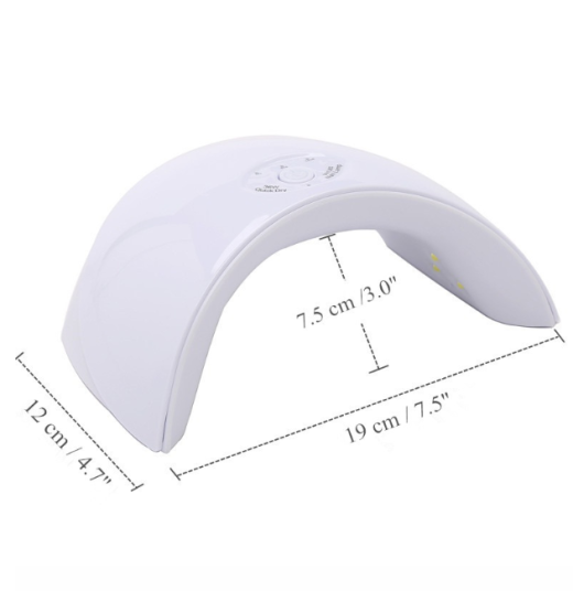 Lámpara de fototerapia LED para uñas