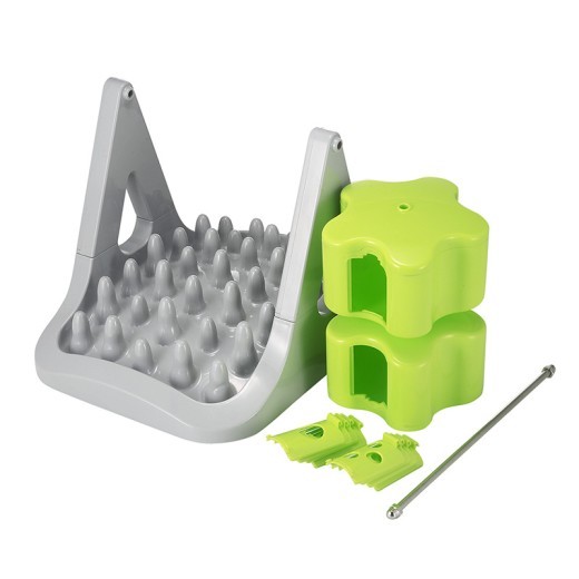 Juguete para perros, gatos y perros, tazón de comida, juguete con rodillo, derramador de comida