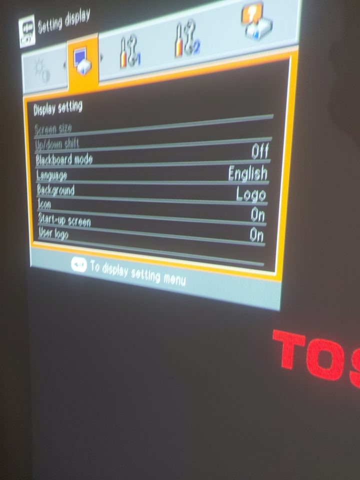 Proyector LED Toshiba solo 15 horas