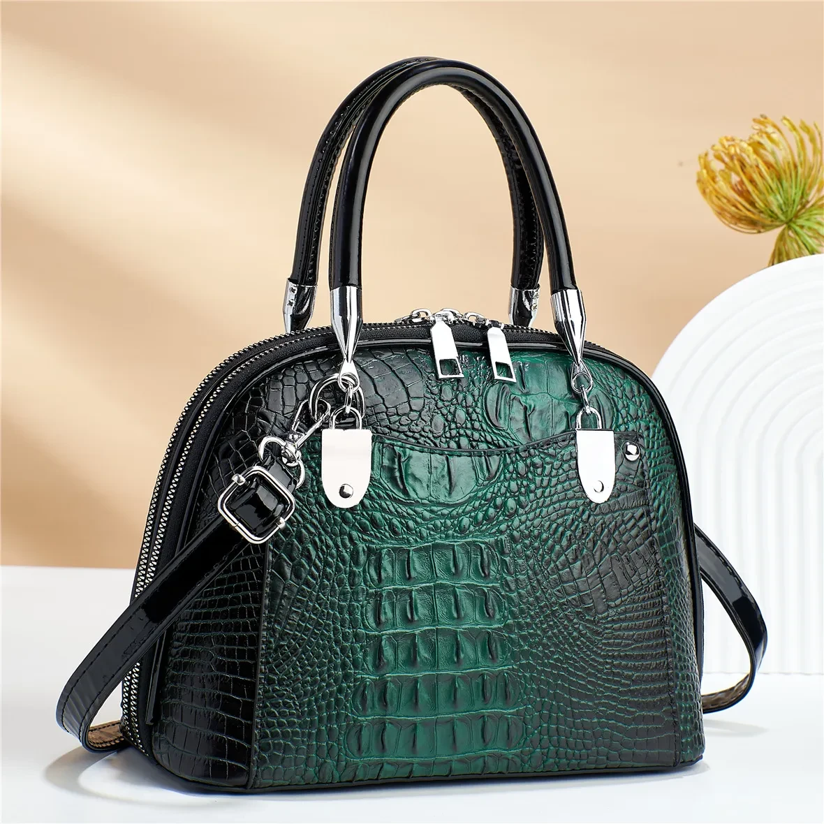 Bolso elegante de moda retro para mujer