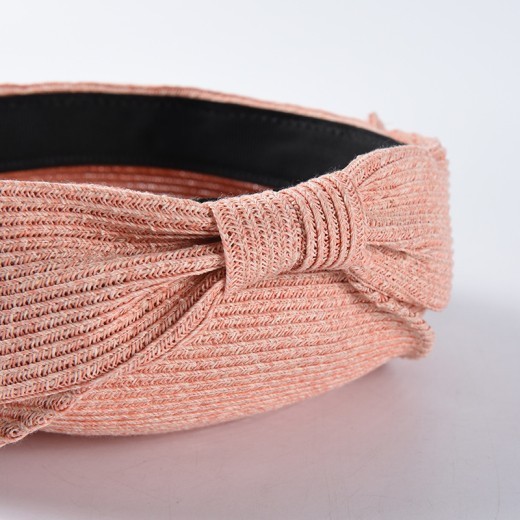Boina de paja japonesa de verano elegante sombrero de paja con lazo