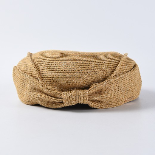 Boina de paja japonesa de verano elegante sombrero de paja con lazo