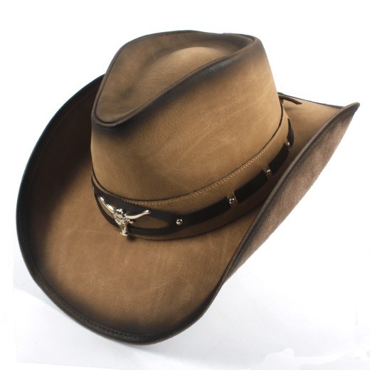Sombrero para el sol al aire libre para hombre, sombrero de vaquero occidental, sombrero de protección solar, sombrero de playa, sombrero de ala grande, sombrero de copa mongol transpirable