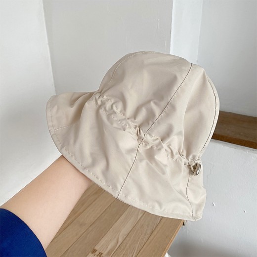 Sombrero de sol pequeño con protección solar, estilo coreano, informal, con cordón ajustable, para mujer