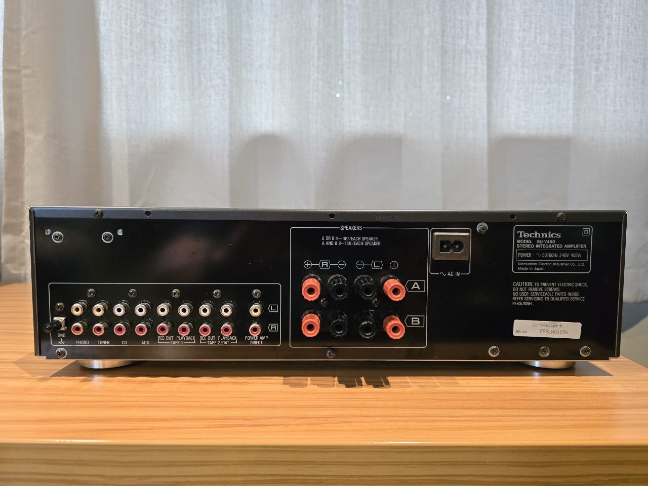 Amplificador estéreo Technics SU-V460