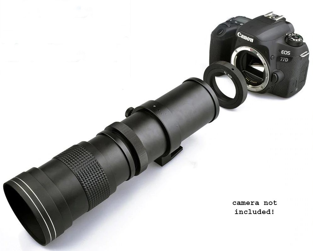 Lente 420-800 mm compatible con CANON = completamente nuevo