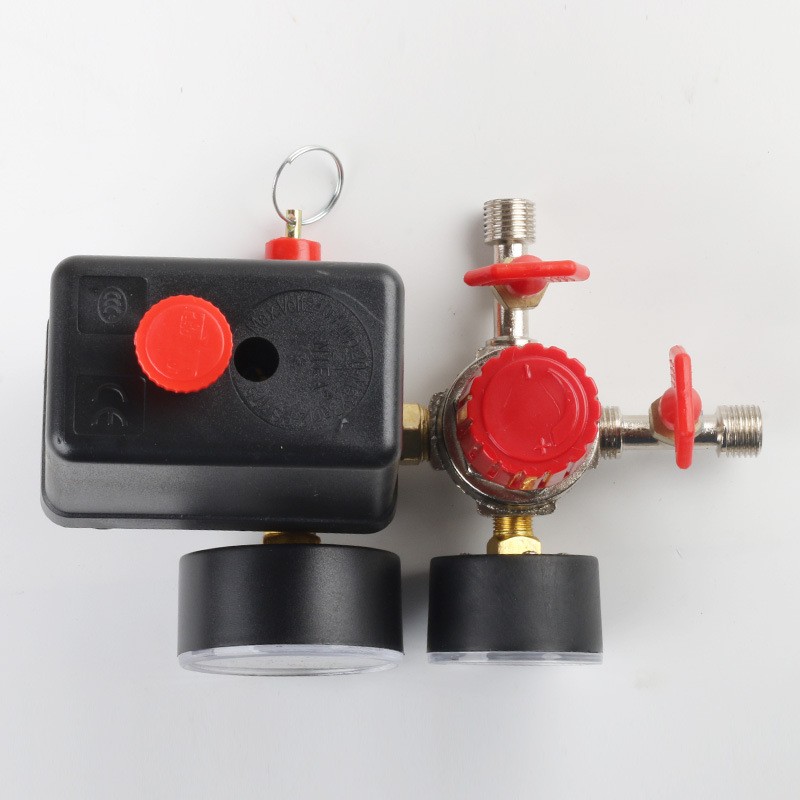 Conjunto de válvula reguladora de presión de tres y cuatro orificios para compresor de aire Accesorios de presión