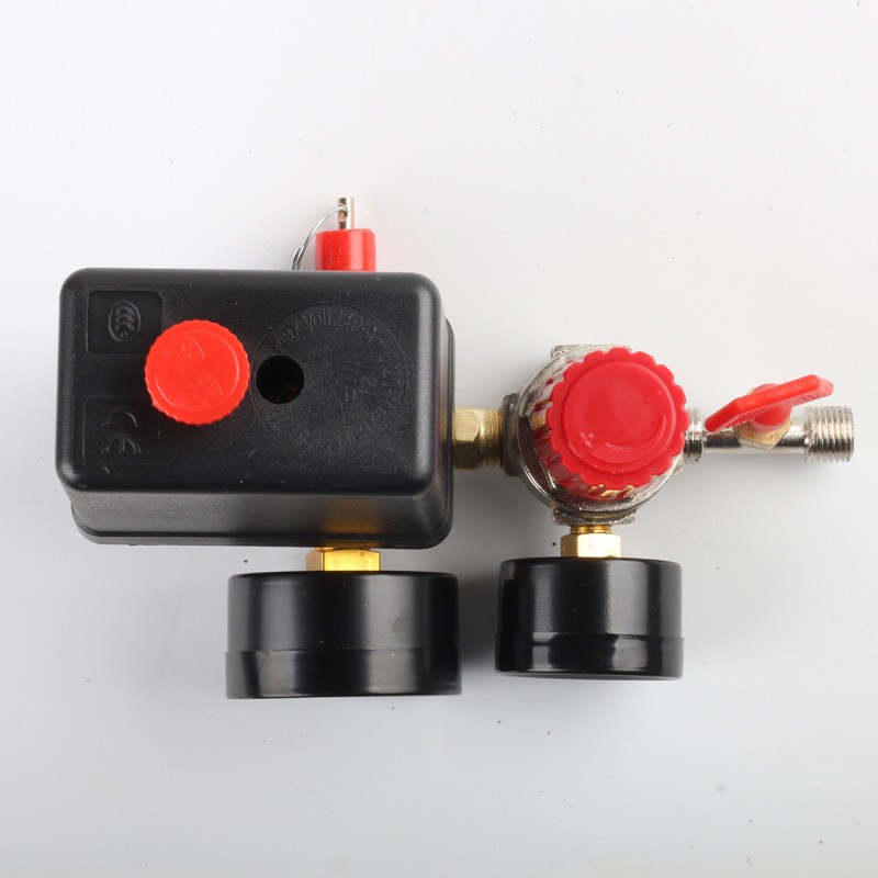 Conjunto de válvula reguladora de presión de tres y cuatro orificios para compresor de aire Accesorios de presión