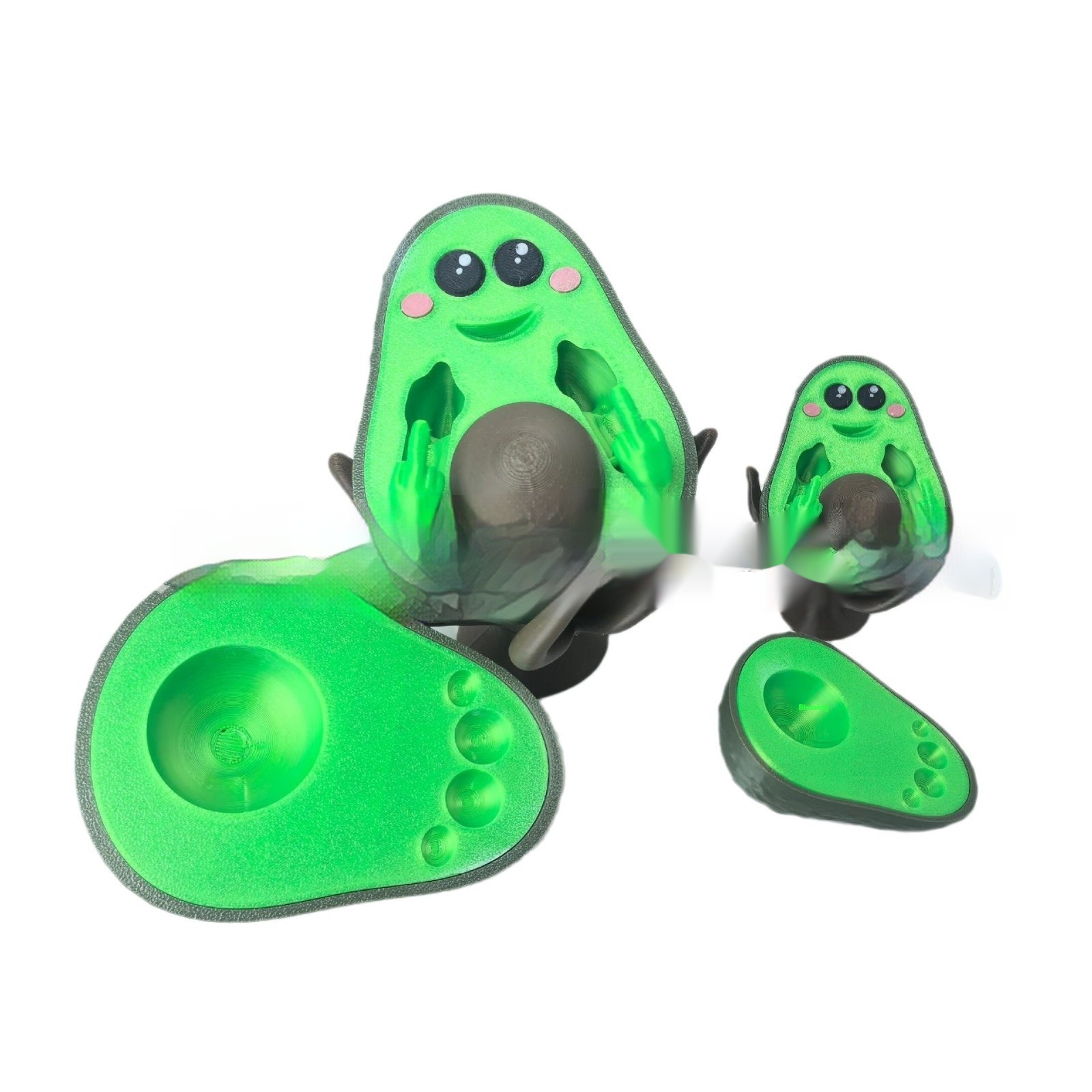 Juguetes decorativos con forma de parodia de aguacate