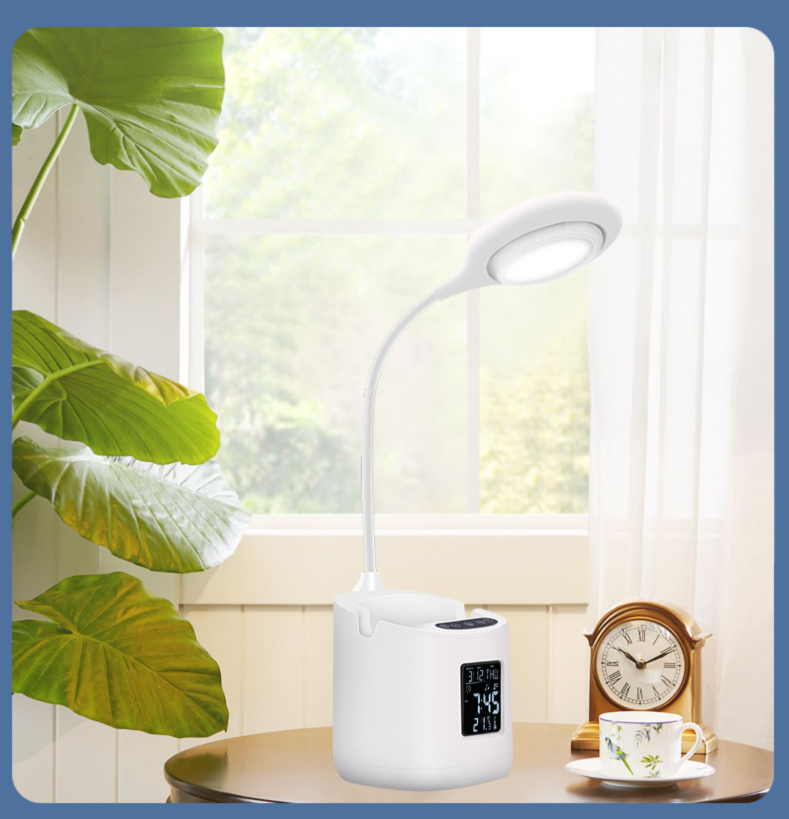 Lámpara de escritorio dedicada al aprendizaje, protección ocular, escritorio de dormitorio, batería de larga duración
