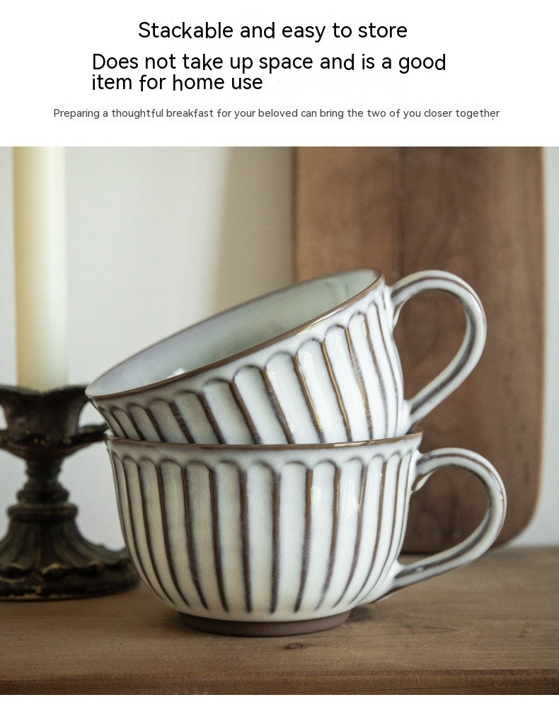 Taza Giessen Retro Cup con relieve americano