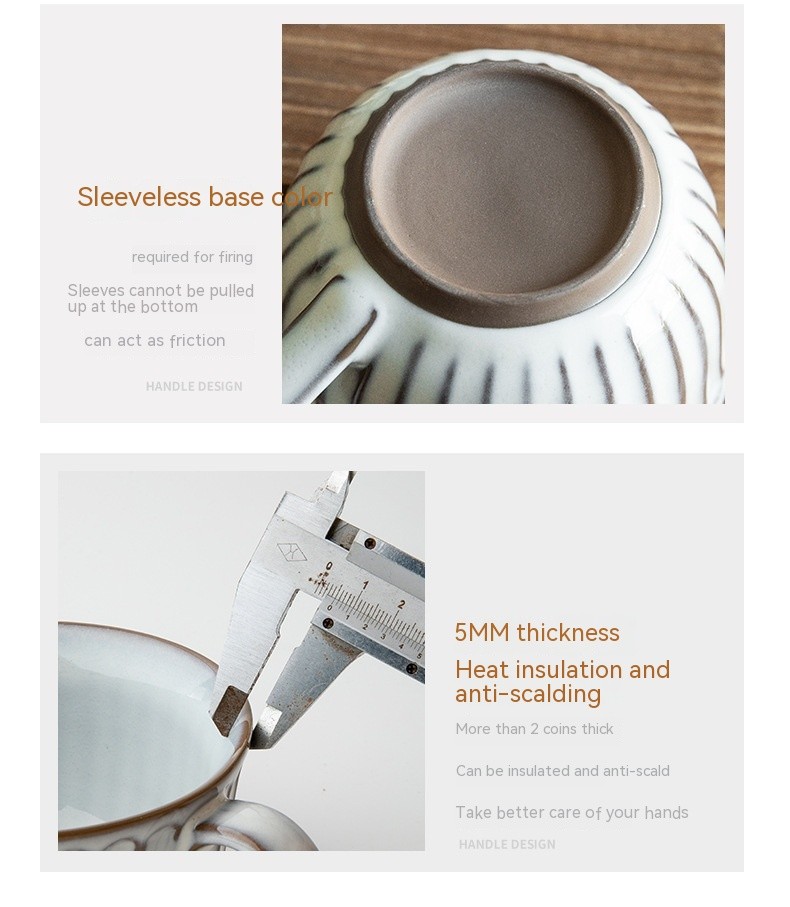 Taza Giessen Retro Cup con relieve americano