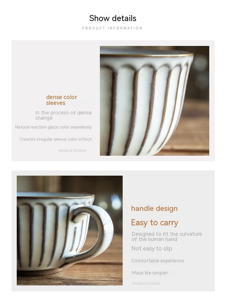 Taza Giessen Retro Cup con relieve americano