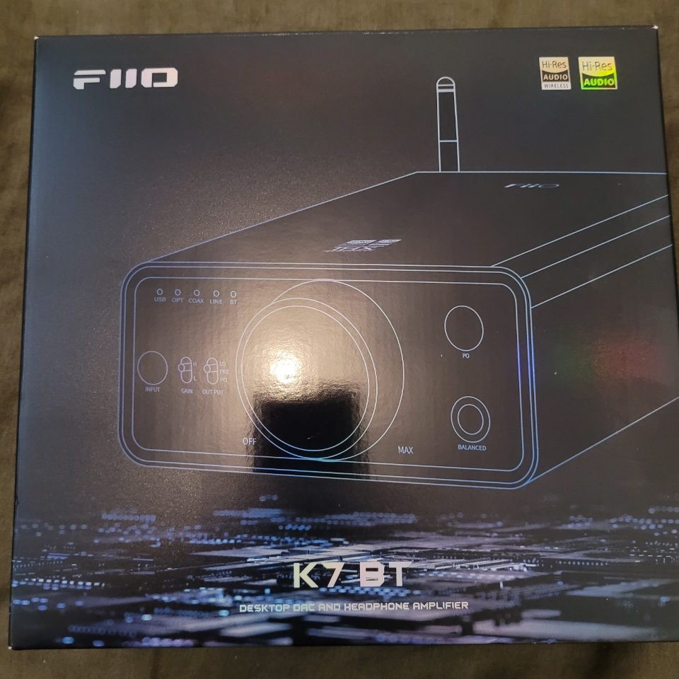 Amplificador y DAC para auriculares K7 BT