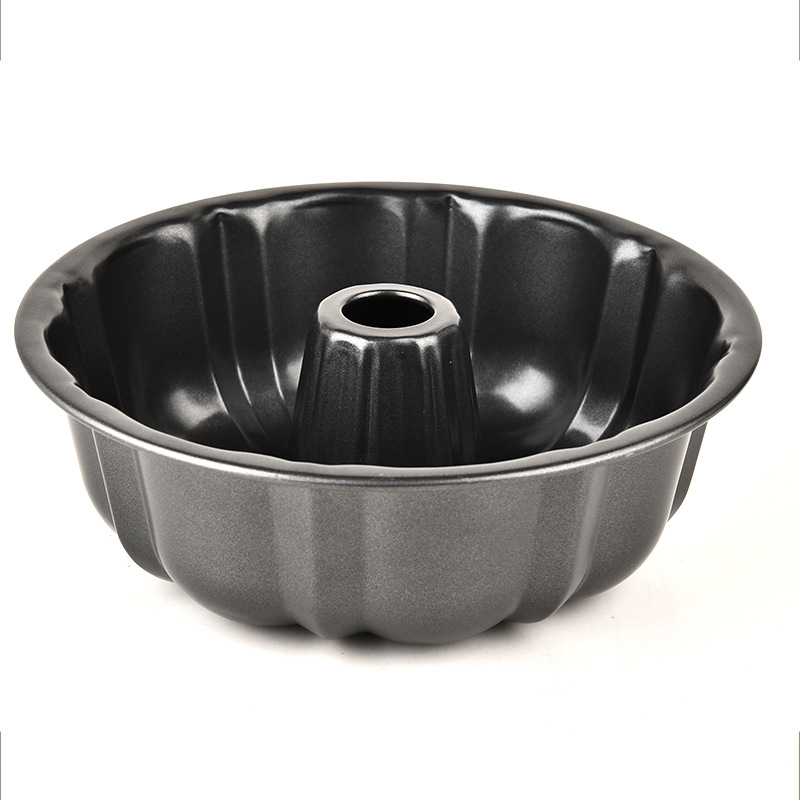 Molde redondo y profundo para hornear en forma de calabaza Bundt
